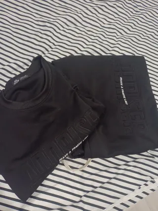 Conjunto deportivo hombre negro 3XL