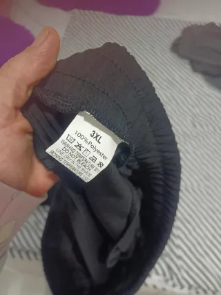 Conjunto deportivo hombre negro 3XL