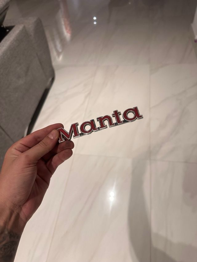 Emblema Manta Opel Original