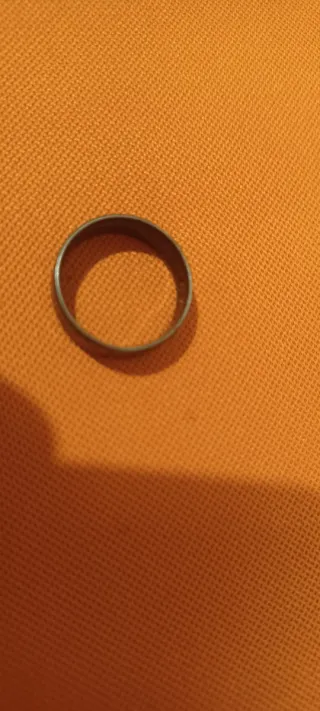 Anello vintage metallo smaltato