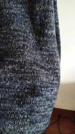 Jersey Zara azul jaspeado