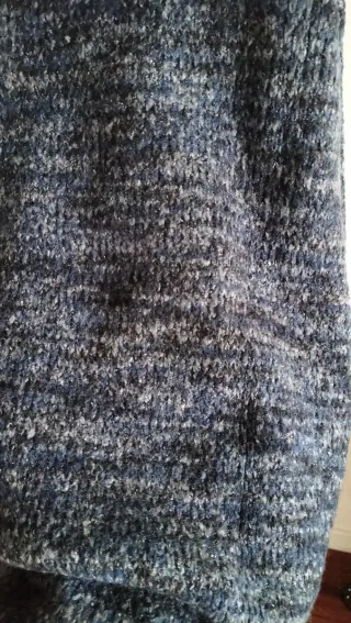 Jersey Zara azul jaspeado