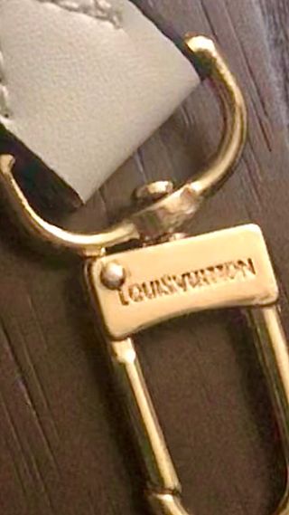 Correa bandolera para bolso  Louis Vuitton blanca