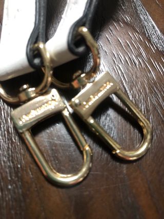 Correa bandolera para bolso  Louis Vuitton blanca