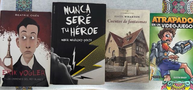se vende lote libros de wigeta, de minecraft y más