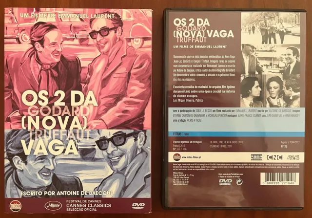 DVD "Os 2 da (nova) vaga" - Godard Truffaut