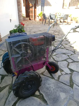 Compresor de aire con mangueras