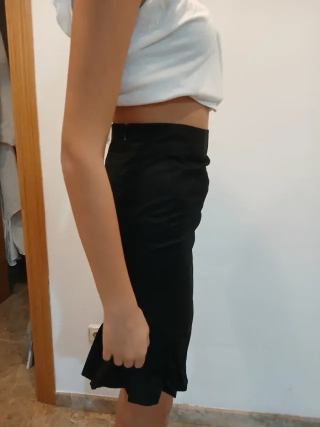 Falda Ted Baker Talla 0 Morado Negro