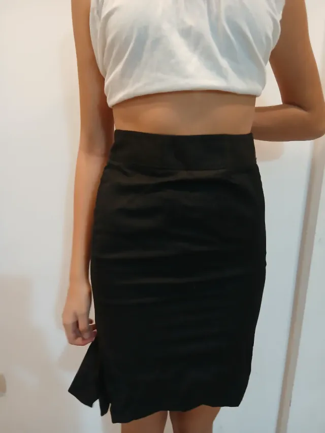 Falda Ted Baker Talla 0 Morado Negro