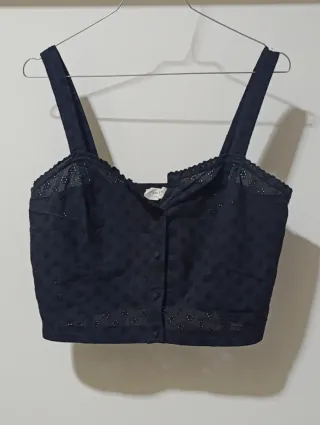 Conjunto top y falda EseOese negro