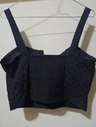 Conjunto top y falda EseOese negro