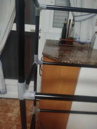 Zapatero/Estantería Modular Negra 5 Niveles