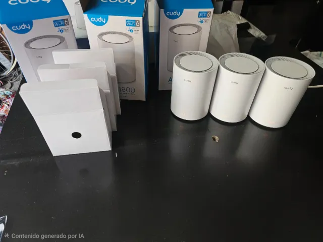 Sistema Wi-Fi 6 Mesh Cudy AX1800 (Pack 3) 
