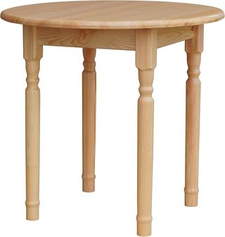 Liquidación mesas redondas de madera 80cm