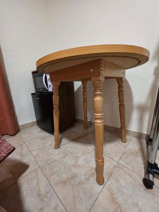 Liquidación mesas redondas de madera 80cm