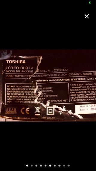 Toshiba 32LV685D y 32C3030D recambios