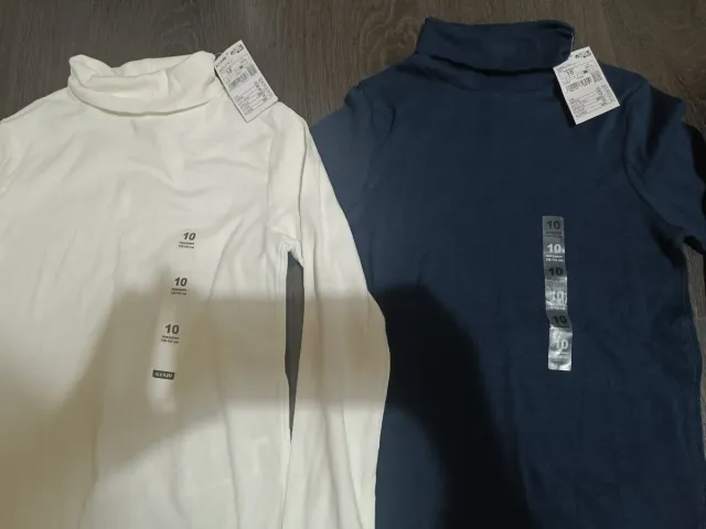 Camiseta cuello alto Talla 10 (2 uds)