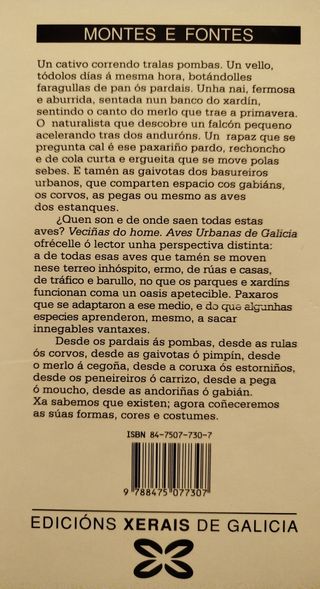 15€ por libro. Guía Montes e Fontes. Xerais