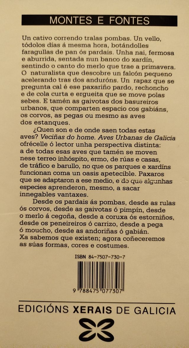 15€ por libro. Guía Montes e Fontes. Xerais