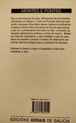 15€ por libro. Guía Montes e Fontes. Xerais