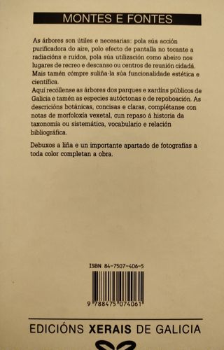15€ por libro. Guía Montes e Fontes. Xerais
