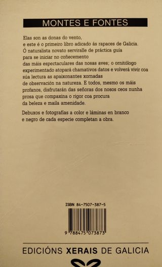 15€ por libro. Guía Montes e Fontes. Xerais