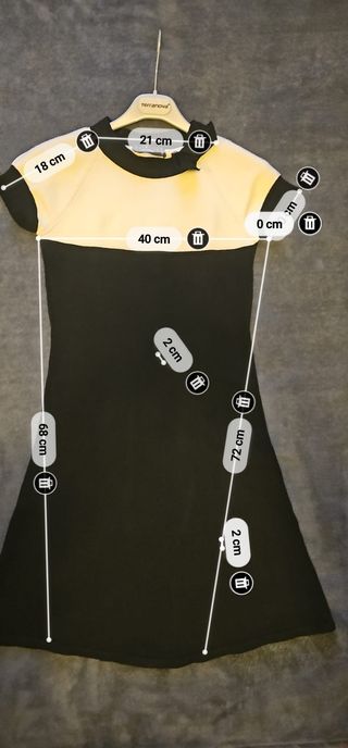 Twinset Abito Beige e Nero Taglia S