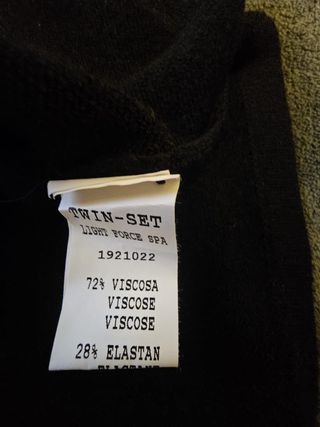 Twinset Abito Beige e Nero Taglia S