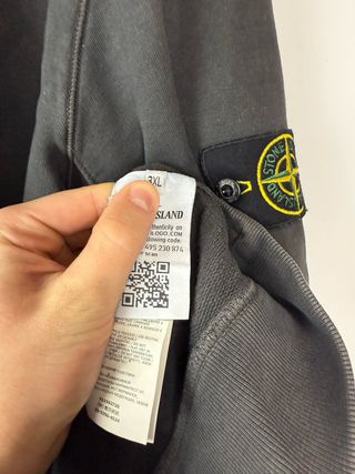 Black Stone Island sweatshirt
