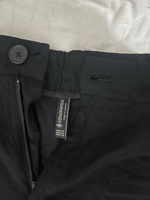 Pantalón Pirata Ancho Negro