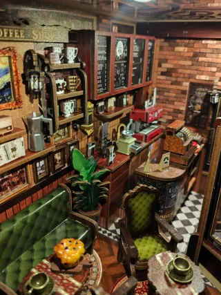 Cafetería Librería Miniatura