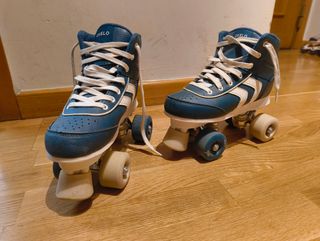 Patines Quad Azul Talla 37