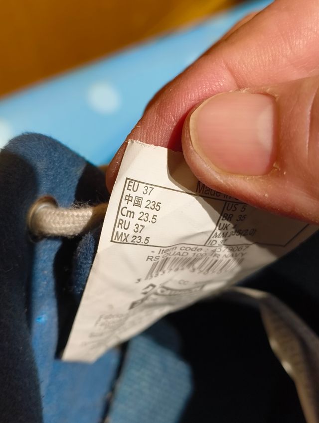 Patines Quad Azul Talla 37