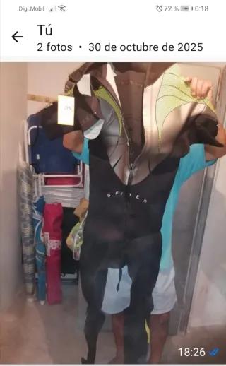 Costume da pesca SPIDER