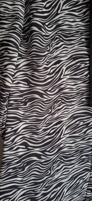 Vestido camisero Kling estampado cebra