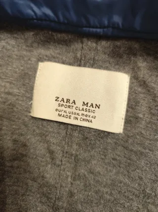 Cortavientos Bomber Zara Talla XL