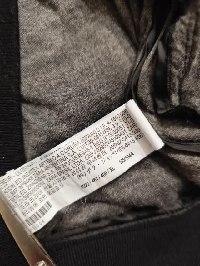 Cortavientos Bomber Zara Talla XL