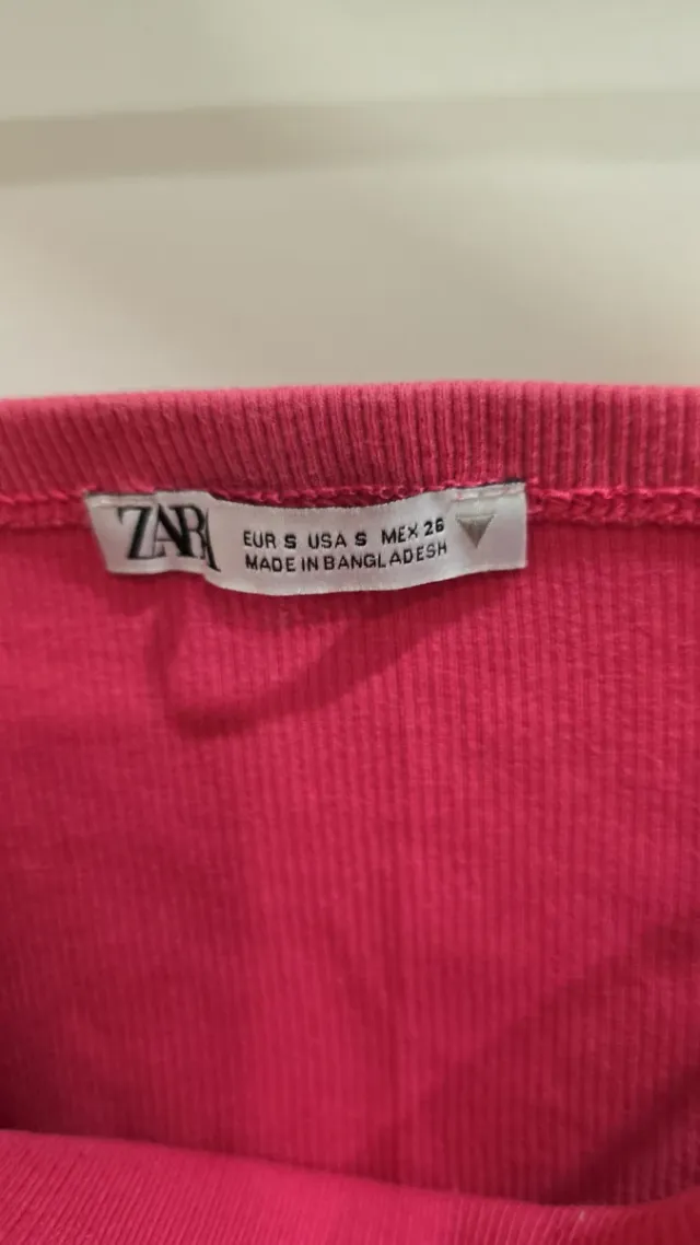 Top rosa fucsia tirantes