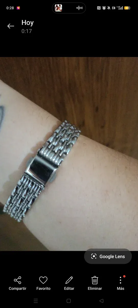 Reloj  de acero inoxidable