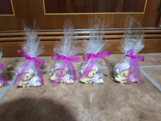 Lote 9 clips portafotos bautizo nuevo