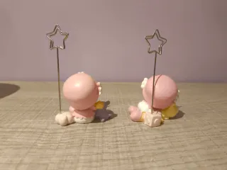 Lote 9 clips portafotos bautizo nuevo