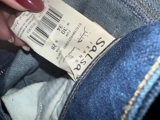 Vaqueros azules corte recto