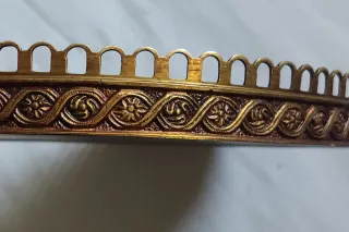 MÁRMOL NEGRO 35cm IDEAL PARA MESITA - LOSA ANTIGUA