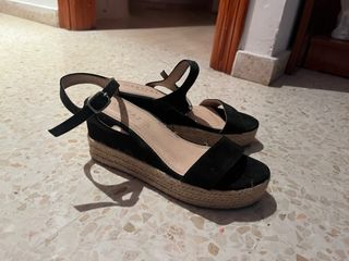 Cuñas esparto Marypaz negras