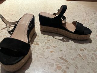 Cuñas esparto Marypaz negras