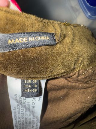 Pantalón vaquero pitillo de terciopelo