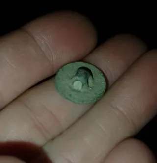 Botón militar francés antiguo