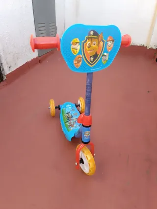 Patinete Patrulla Canina 3 ruedas