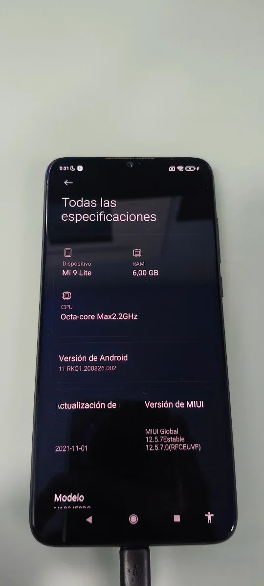 Xiaomi Mi 9 Lite 128 GB Negro/Gris + Cargador
