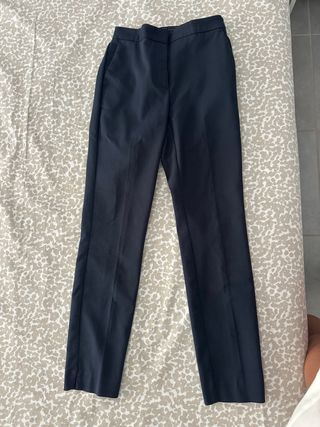 Pantalones vestir Zara azul Talla XS